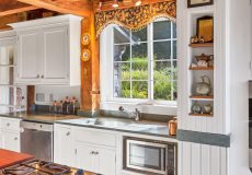 Farmhouse kitchen with big window