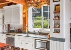 Farmhouse kitchen with big window